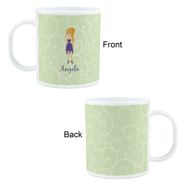 Custom Character (Woman) Kid's Mug - Apvl