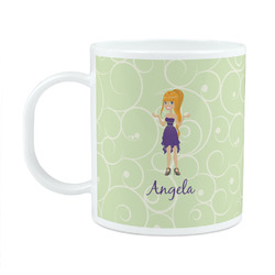 Custom Character (Woman) Plastic Kids Mug (Personalized)