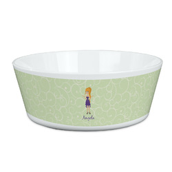 Custom Character (Woman) Kid's Bowl (Personalized)