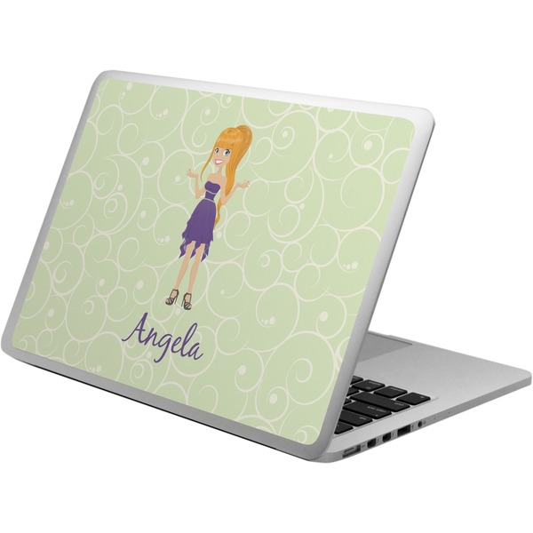 Custom Custom Character (Woman) Laptop Skin - Custom Sized (Personalized)