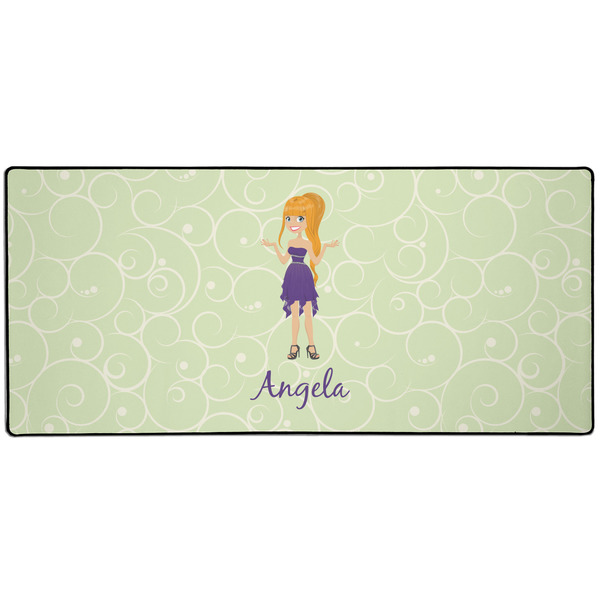 Custom Character (Woman) Large Gaming Mats - APPROVAL