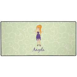 Custom Character (Woman) 3XL Gaming Mouse Pad - 35" x 16" (Personalized)