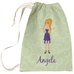 Custom Character (Woman) Laundry Bag (Personalized)