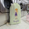 Custom Character (Woman) Large Laundry Bag - In Context