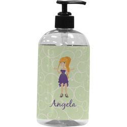 Custom Character (Woman) Plastic Soap / Lotion Dispenser (Personalized)