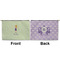 Custom Character (Woman) Large Zipper Pouch Approval (Front and Back)