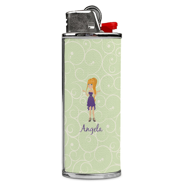 Custom Custom Character (Woman) Case for BIC Lighters (Personalized)