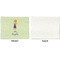 Custom Character (Woman) Linen Placemat - APPROVAL Single (single sided)