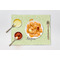 Custom Character (Woman) Linen Placemat - Lifestyle (single)