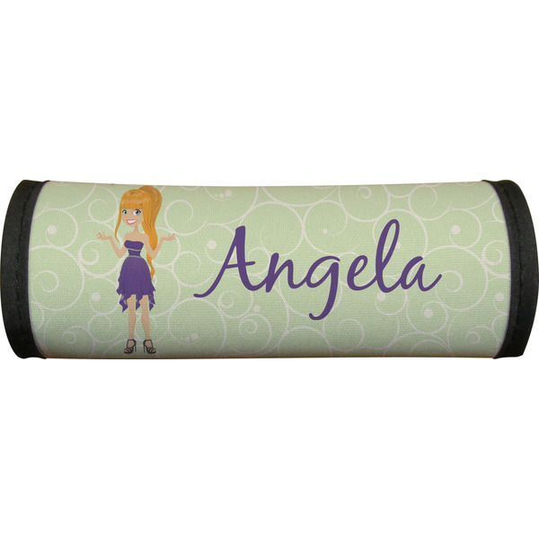 Custom Character (Woman) Luggage Handle Wrap