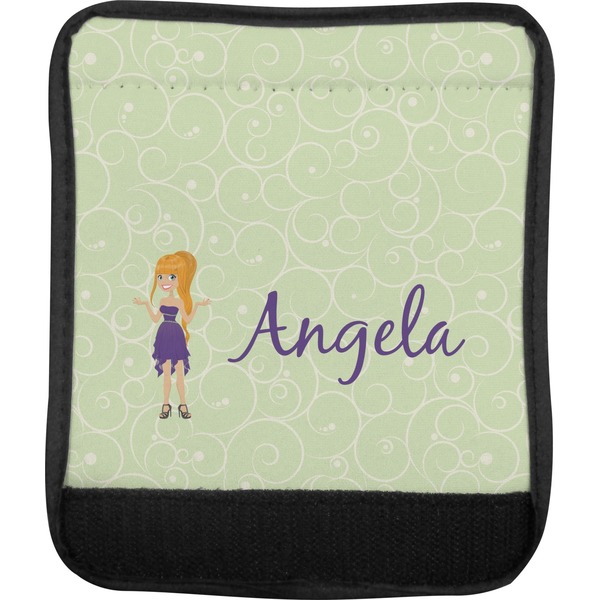 Custom Character (Woman) Luggage Handle Wrap (Approval)