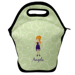Custom Character (Woman) Lunch Bag w/ Name or Text