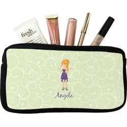 Custom Character (Woman) Makeup / Cosmetic Bag - Small (Personalized)