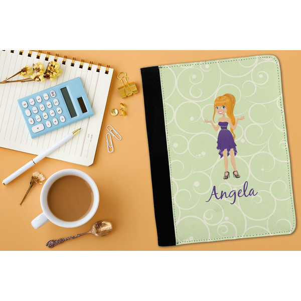 Custom Character (Woman) Medium Padfolio - LIFESTYLE (adult)