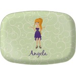 Custom Character (Woman) Melamine Platter (Personalized)