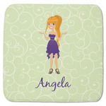 Custom Character (Woman) Memory Foam Bath Mat - 48"x48" (Personalized)