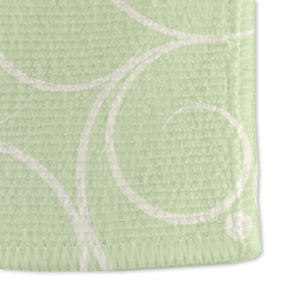 Custom Character (Woman) Microfiber Dish Towel - DETAIL