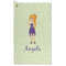 Custom Character (Woman) Microfiber Golf Towel - Large (Personalized)