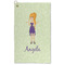 Custom Character (Woman) Microfiber Golf Towel (Personalized)