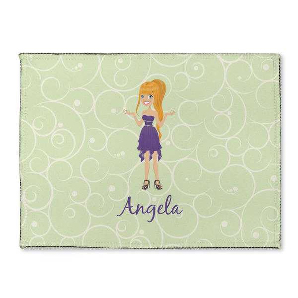 Custom Custom Character (Woman) Microfiber Screen Cleaner (Personalized)
