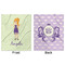 Custom Character (Woman) Minky Blanket - 50"x60" - Double Sided - Front & Back
