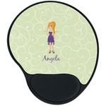Custom Character (Woman) Mouse Pad with Wrist Support