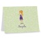 Custom Character (Woman) Note Card - Main