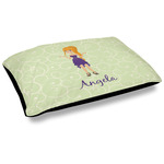 Custom Character (Woman) Outdoor Dog Bed - Large (Personalized)