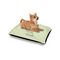 Custom Character (Woman) Outdoor Dog Beds - Small - IN CONTEXT