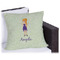 Custom Character (Woman) Outdoor Pillow (Personalized)