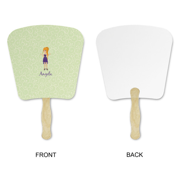 Custom Character (Woman) Paper Fans - Approval