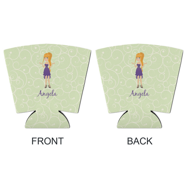 Custom Character (Woman) Party Cup Sleeves - with bottom - APPROVAL