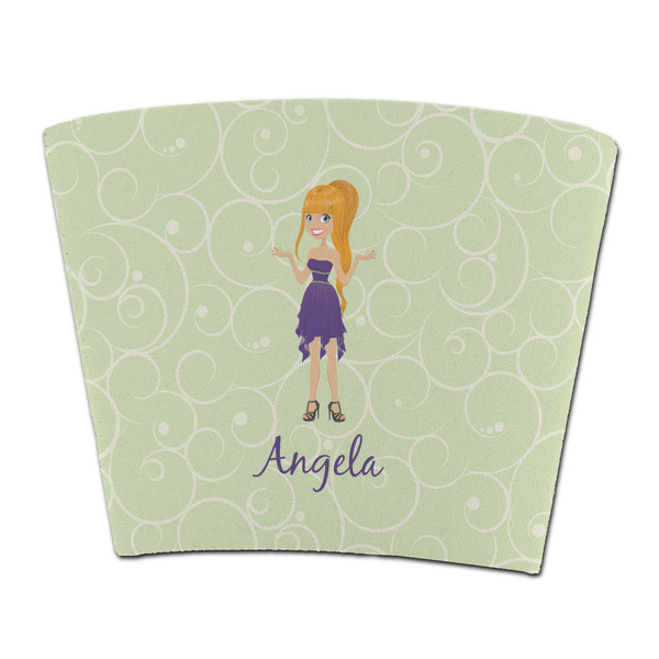Custom Custom Character (Woman) Party Cup Sleeve - without bottom (Personalized)