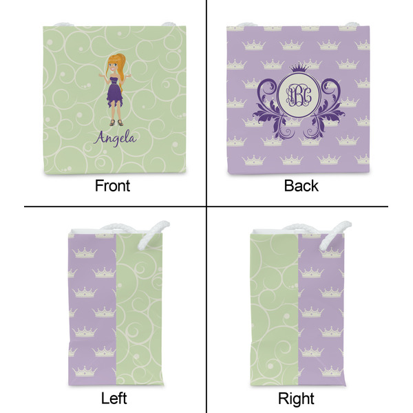 Custom Character (Woman) Party Favor Gift Bag - Matte - Approval