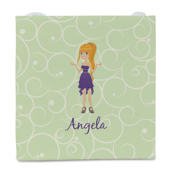 Custom Character (Woman) Party Favor Gift Bag - Matte - Front