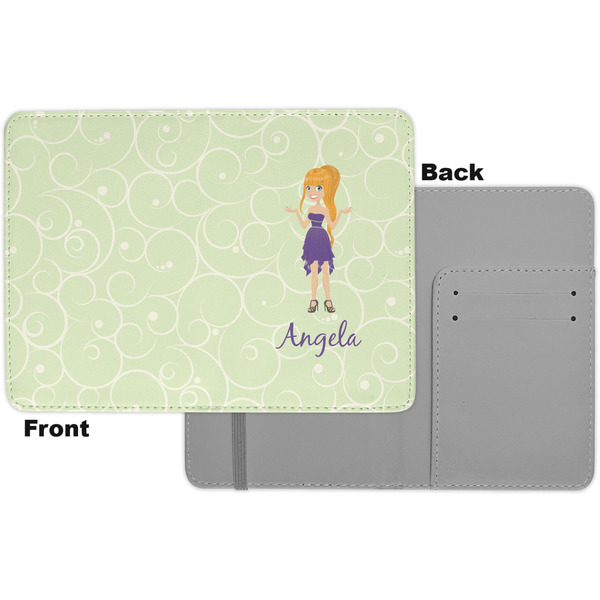 Custom Character (Woman) Passport Holder - Apvl