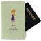 Custom Character (Woman) Passport Holder - Fabric (Personalized)