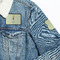 Custom Character (Woman) Patches Lifestyle Jean Jacket Detail