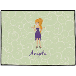 Custom Character (Woman) Door Mat (Personalized)