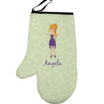 Custom Character (Woman) Left Oven Mitt (Personalized)