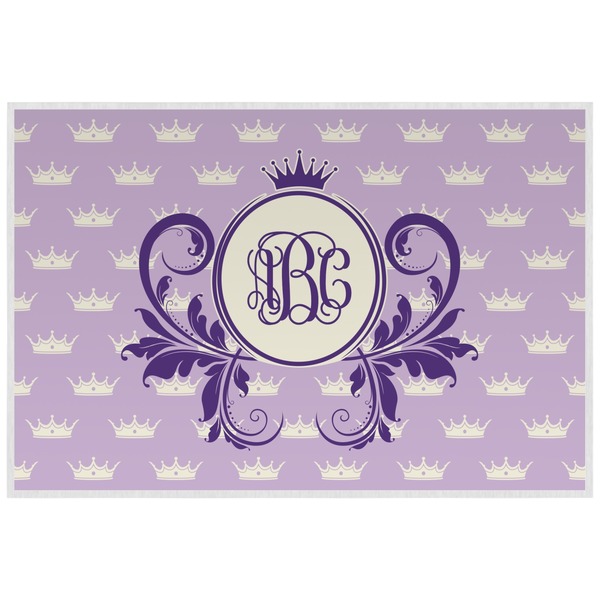 Custom Character (Woman) Personalized Placemat (Back)