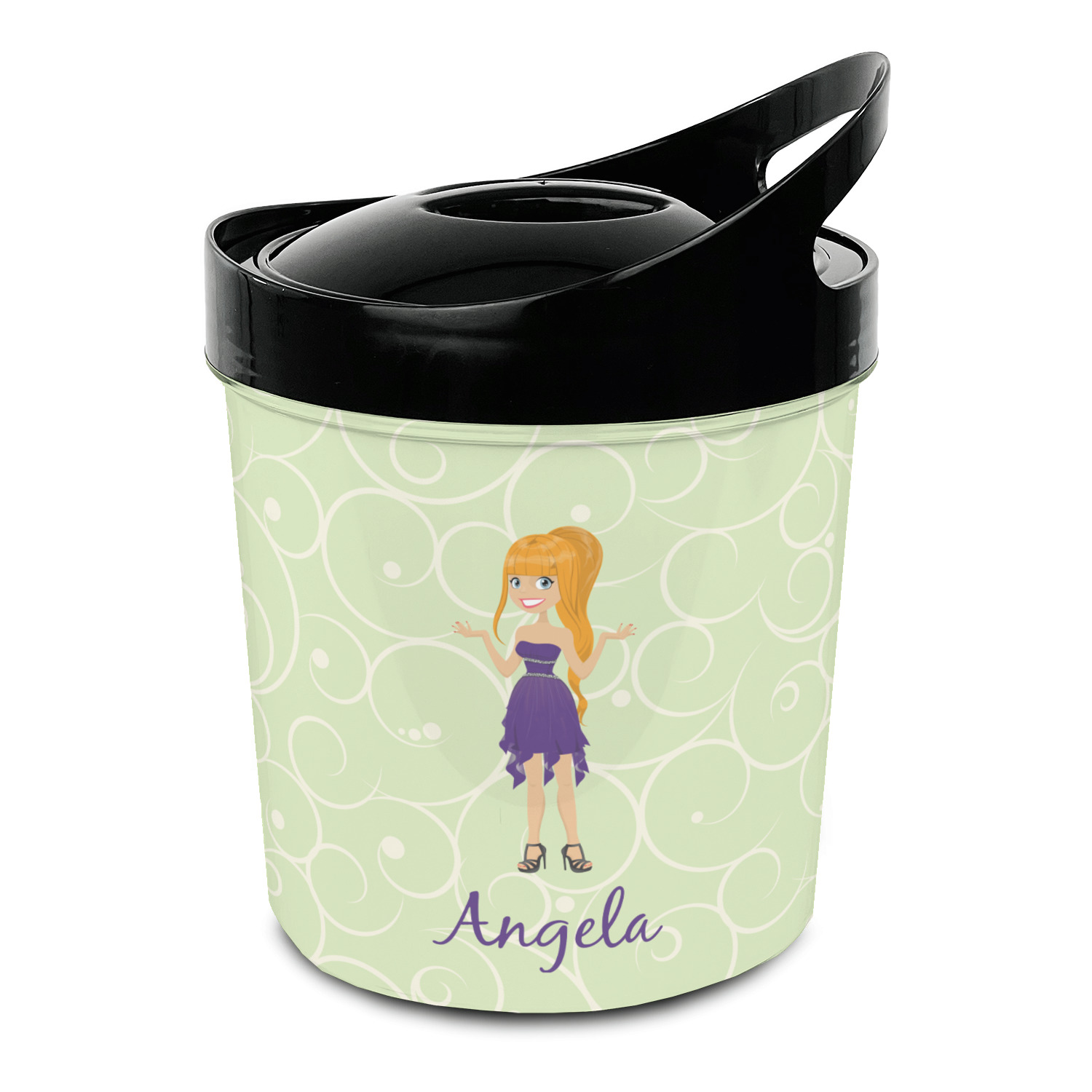 Custom Character (Woman) Plastic Ice Bucket (Personalized) YouCustomizeIt
