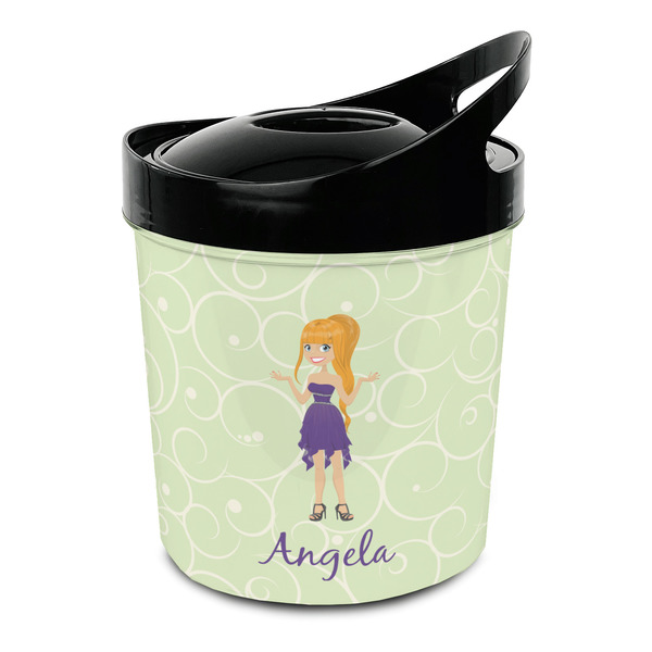 Custom Custom Character (Woman) Plastic Ice Bucket (Personalized)