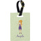 Custom Character (Woman) Personalized Rectangular Luggage Tag