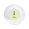 Custom Character (Woman) Plastic Party Appetizer & Dessert Plates - Approval
