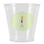 Custom Character (Woman) Plastic Shot Glass (Personalized)