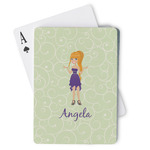 Custom Character (Woman) Playing Cards (Personalized)