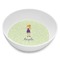 Custom Character (Woman) Melamine Bowl - Side and center