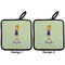 Custom Character (Woman) Pot Holders - Set of 2 APPROVAL