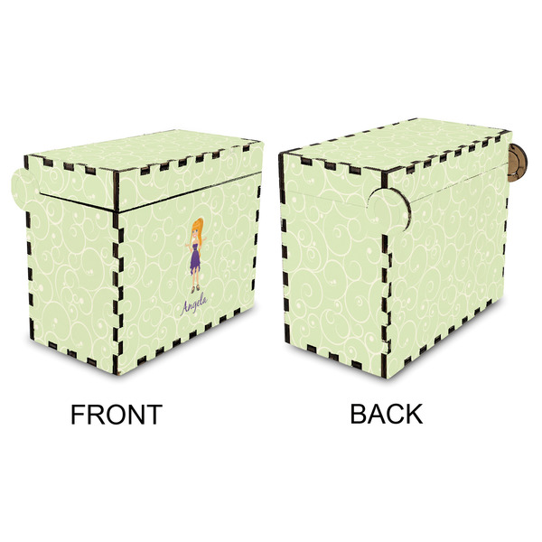 Custom Character (Woman) Recipe Box - Full Color - Approval